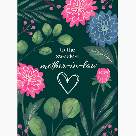To the Sweetest Mother-in-Law Mother's Day ecard